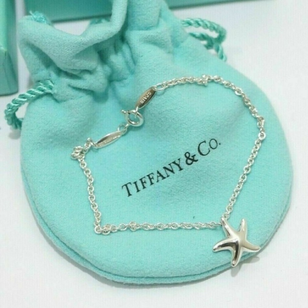 Dainty starfish Elsa Paretti Tiffany’s bracelet